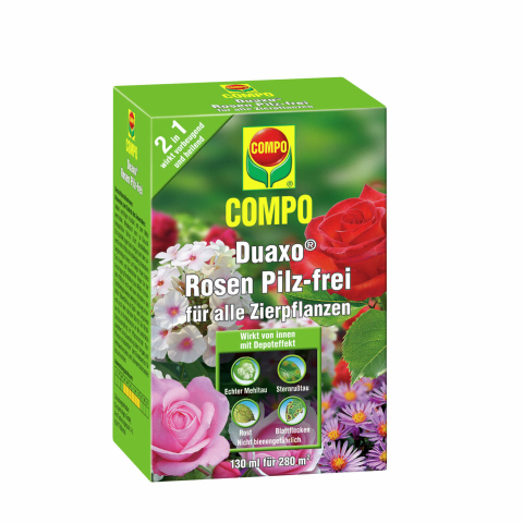 COMPO Duaxo Rosen Pilz-frei für Zierpflanzen 130ml