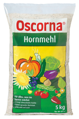 OSCORNA Hornmehl 5 kg | Stickstoffdünger
