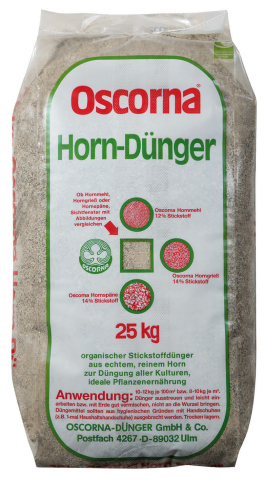 OSCORNA Hornmehl 25 kg | Stickstoffdünger