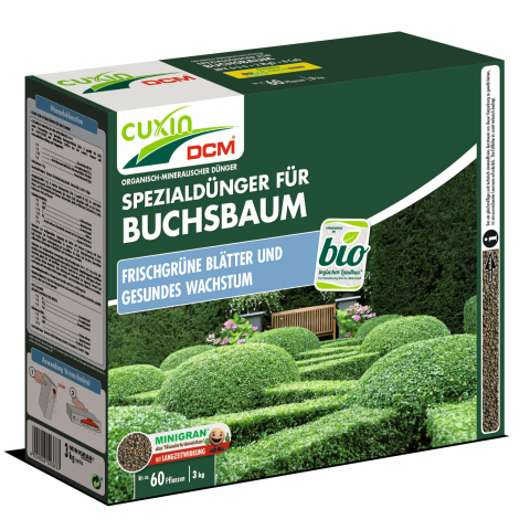 CUXIN DCM Spezialdünger für Buchsbaum 3 kg